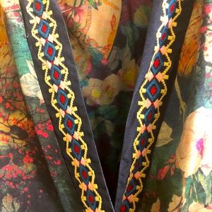 Johnny Was silk kimono jacket. Great condition